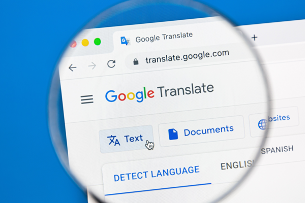 Google translate concept image for internationalization with WordPress
