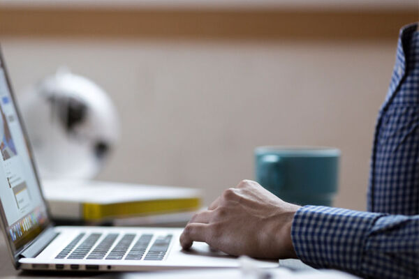 Man browsing the requested page concept image for what is load time