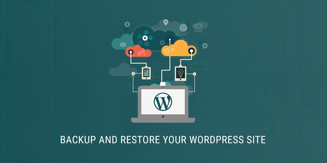 How to restore WordPress from backup concept image