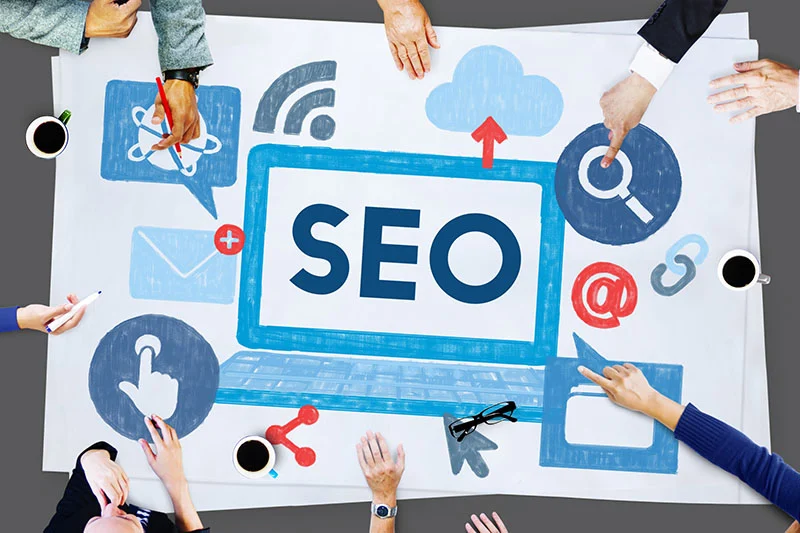 Seo Image Concept. image showing as users navigate wesbite, accessibility is #1