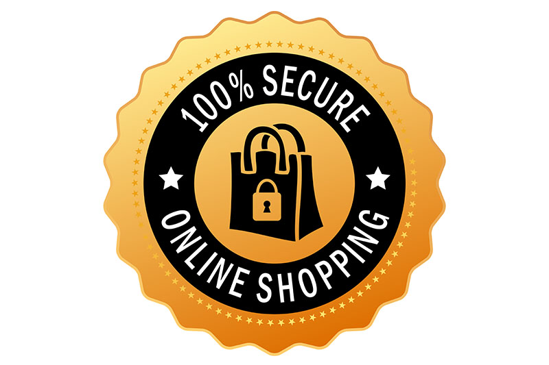 Trust logo online shopping.