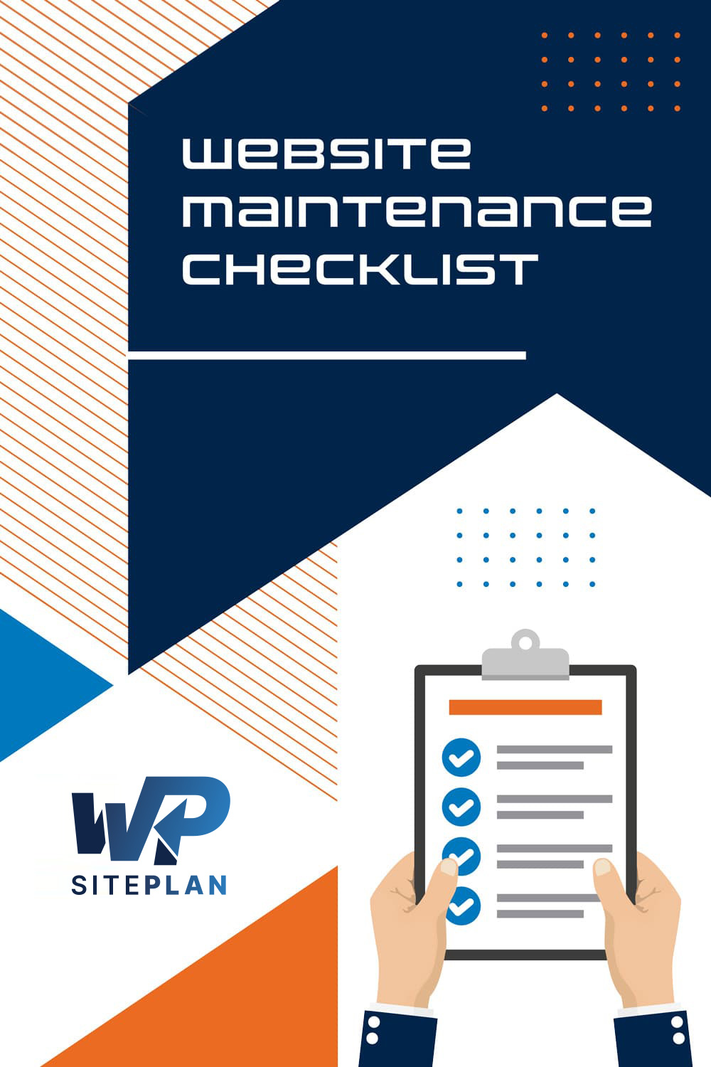 WordPress Websites maintenance checklist image.