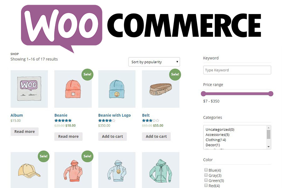 WooCommerce Product Filter concept image.