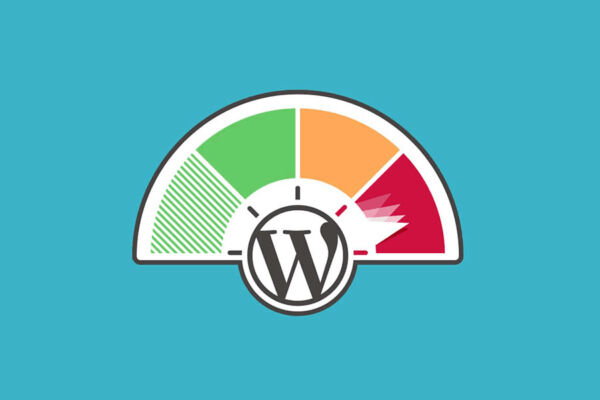 WordPress site loading speed concept image