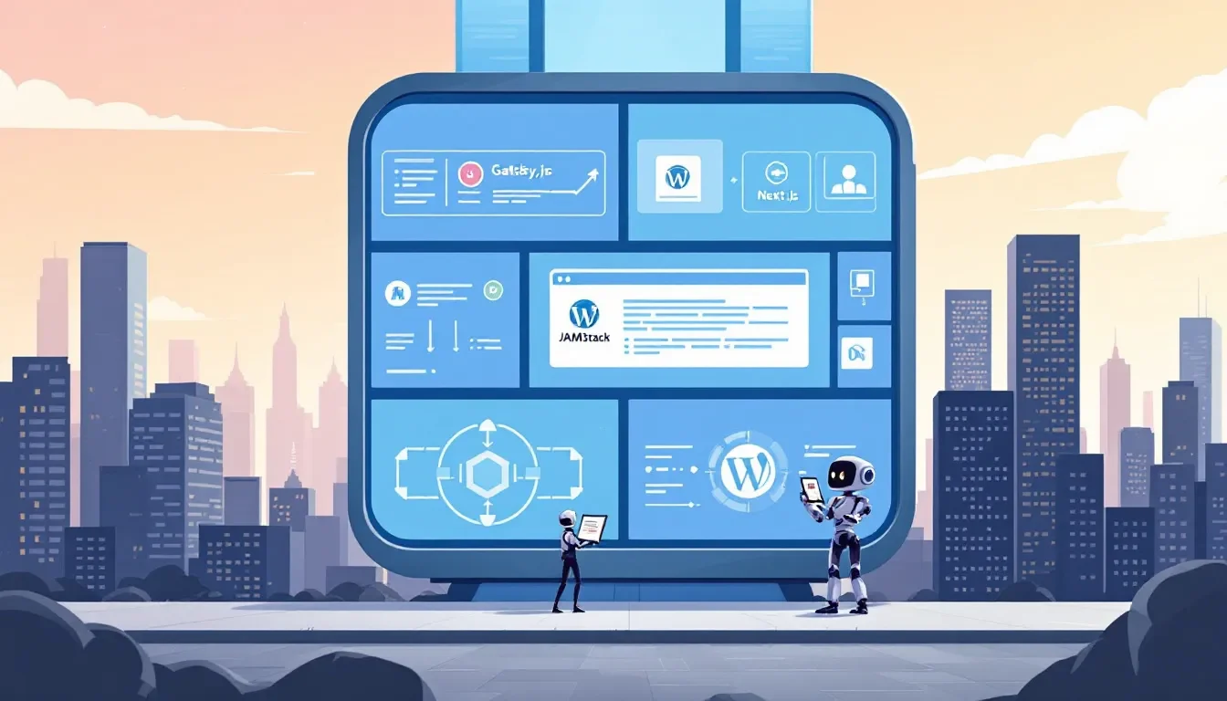 a concept image for can you build a website with wordpress without hosting