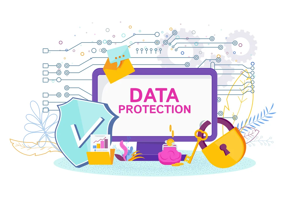 a concept image represting data security protection against godaddy hosting security threats