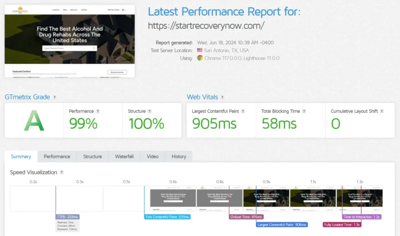 wordpress page speed optimization 2 startrecoverynow pagespeed