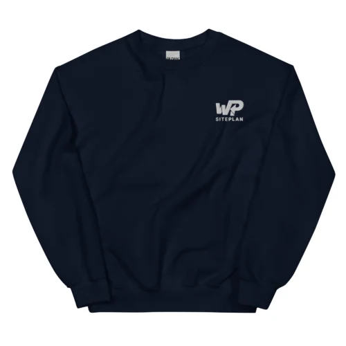 unisex sweatshirt 3 unisex crew neck sweatshirt navy front 69b95c9d64a5f